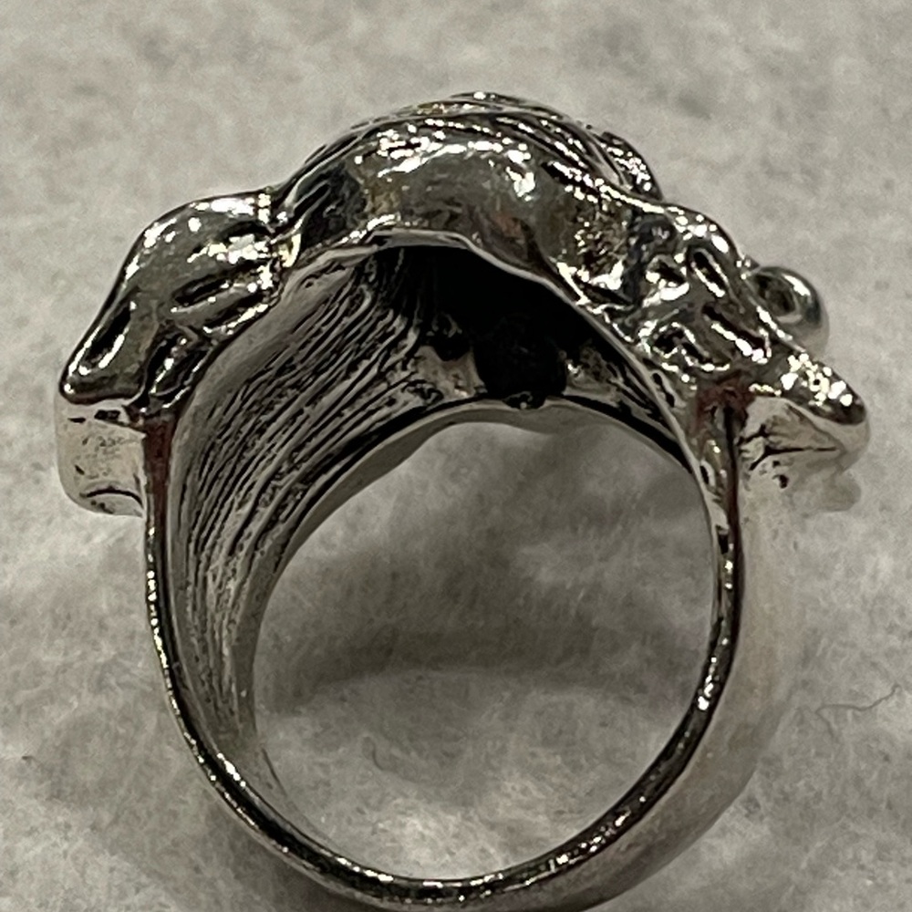 Silver Elephant Men’s Ring Size - 9 / Nickel - Picture 5 of 8